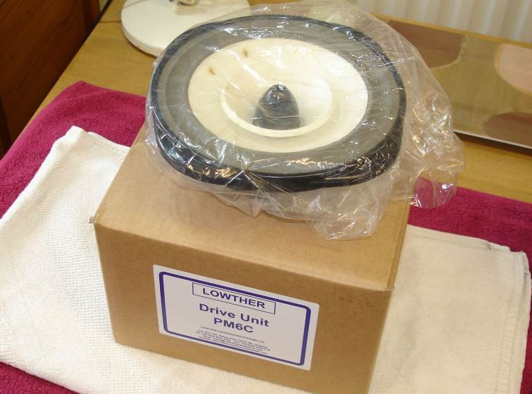 Lowther PM6 C drive units x 2,  8 ohm (new in boxes)