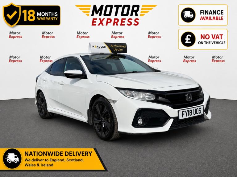 2018 Honda Civic 1.6 i-DTEC SR 5dr HATCHBACK Diesel Manual