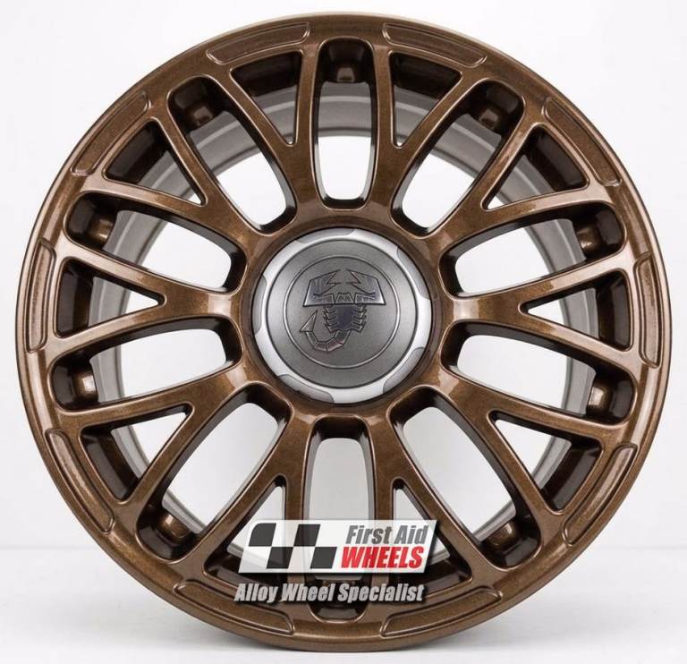 R633BR Swap FIAT 500 595 ABARTH 4X 17''' GENUINE TURISMO GLOSS BRONZE ALLOY WHEELS