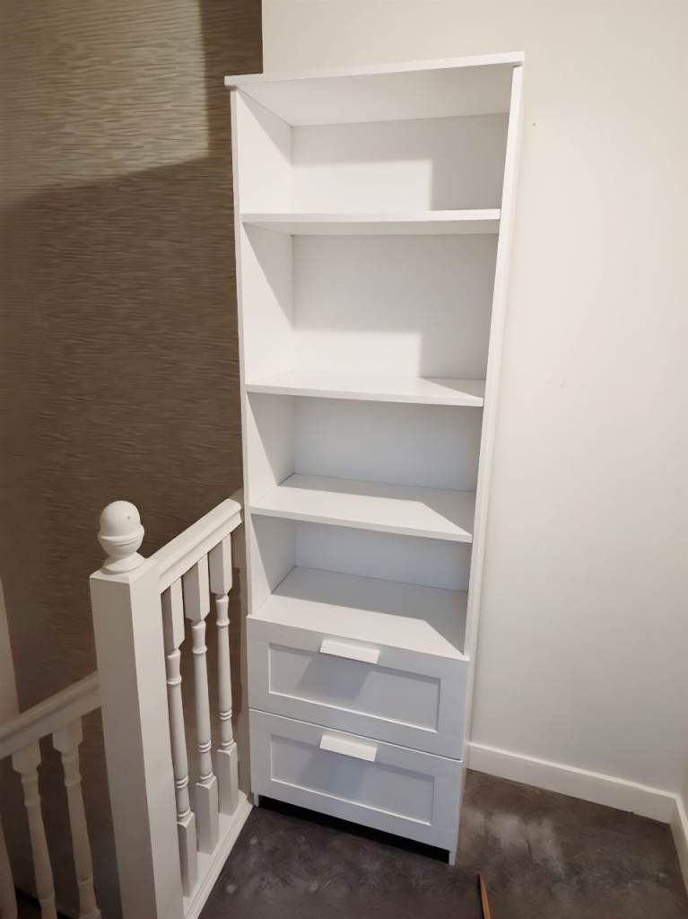 Billy Bookshelf with Storage Drawers – Good Condition