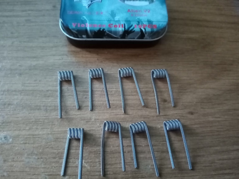 Demon Alien V2 Ready Made Vape Coils x8   0.25ohm