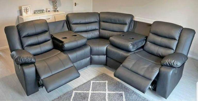 Luxury Roma Corner Recliner Sofa & 3-2 Recliner 🔥 Comfy Premium | 25% Off Free Delivery **