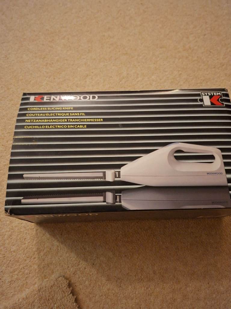Kenwood A165 Cordless Electric Slicing Knife - As Good As New