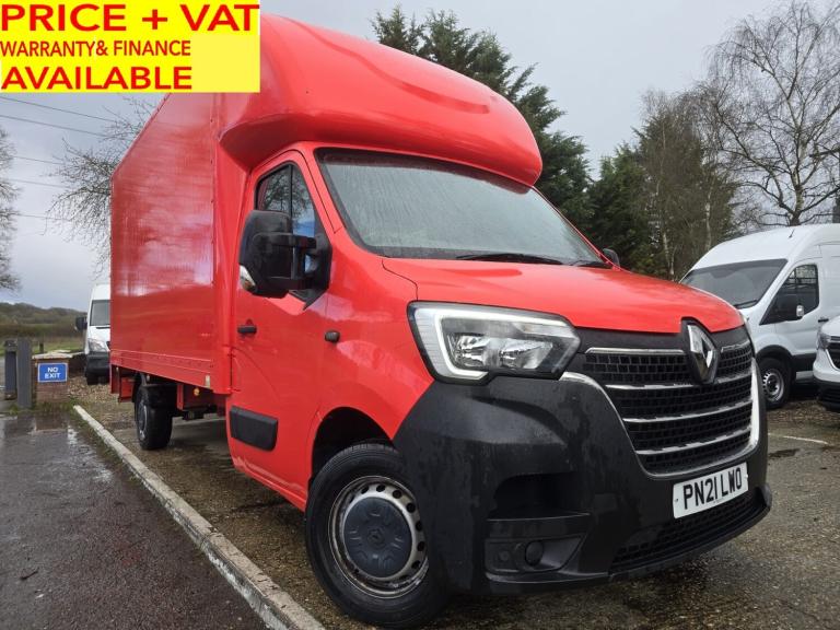 2021 Renault Master DCi 145 3T5 Comfort LWB LUTON VAN TAIL LIFT CHASSIS CAB Diesel Manual