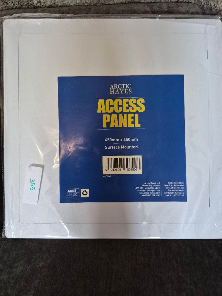 Arctic Hayes 450mm x 450mm Surface Mounted Access Panel – NEW