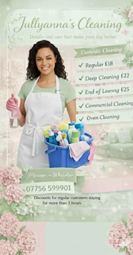 CLEANING JULLYANNA'S