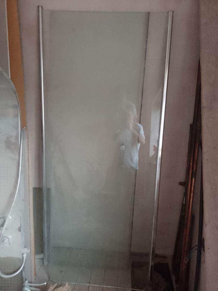 760x760 Glass shower enclosure screen and sidepanel -Good Condition