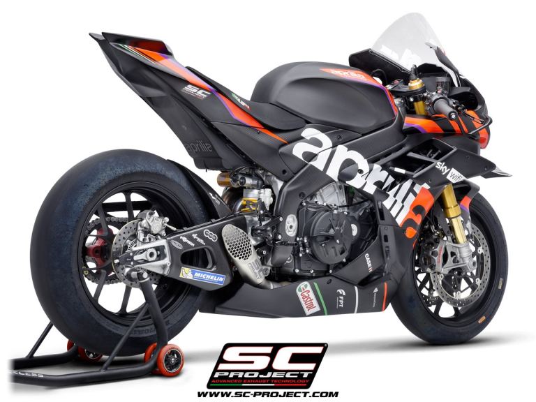 SC PROJECT GP22 SLIP ON PERFORMANCE EXHAUST SYSTEM FOR APRILIA RSV4 TUONO 1100 FACTORY 2021 - 2025