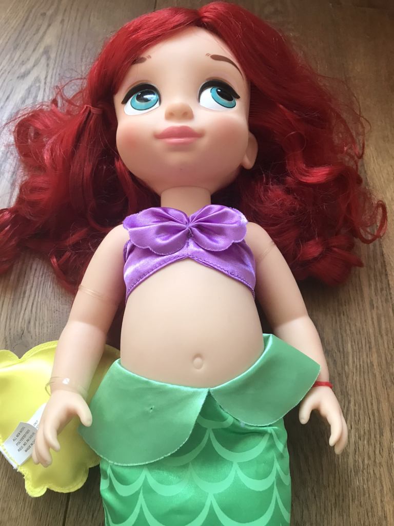 Disney store animator doll little mermaid