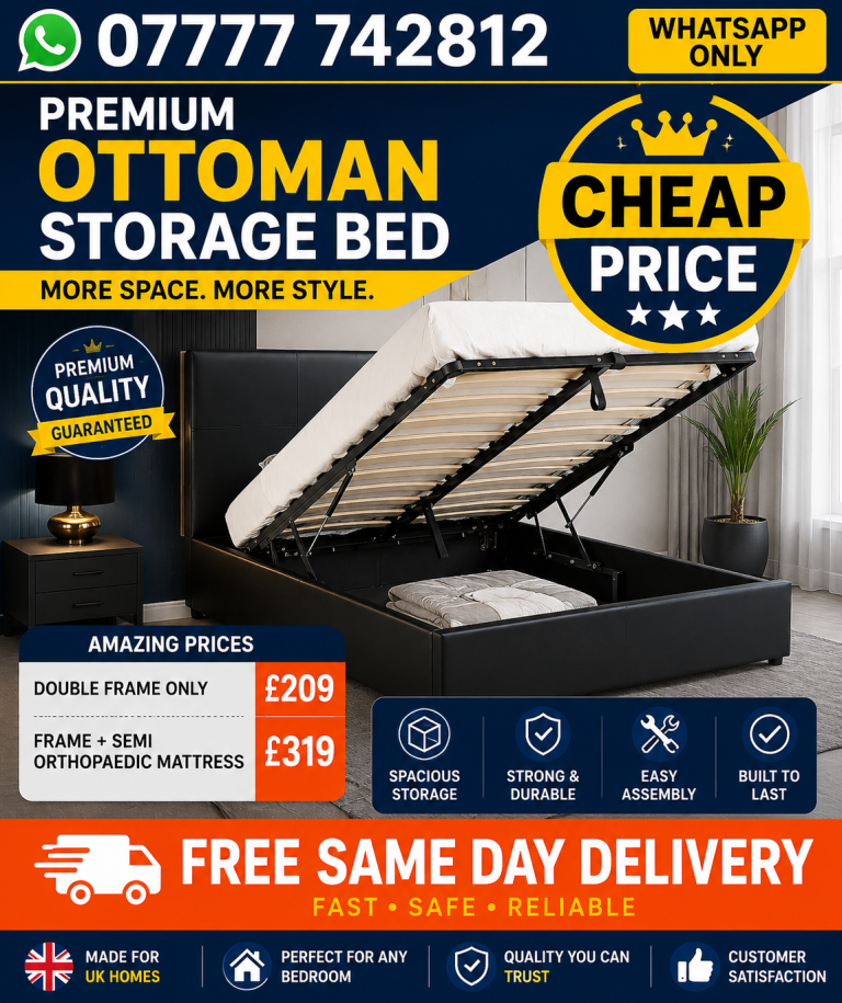 SINGLE, KING OR SUPER KING SIZE BED AND MATTRESS (Wyum) -