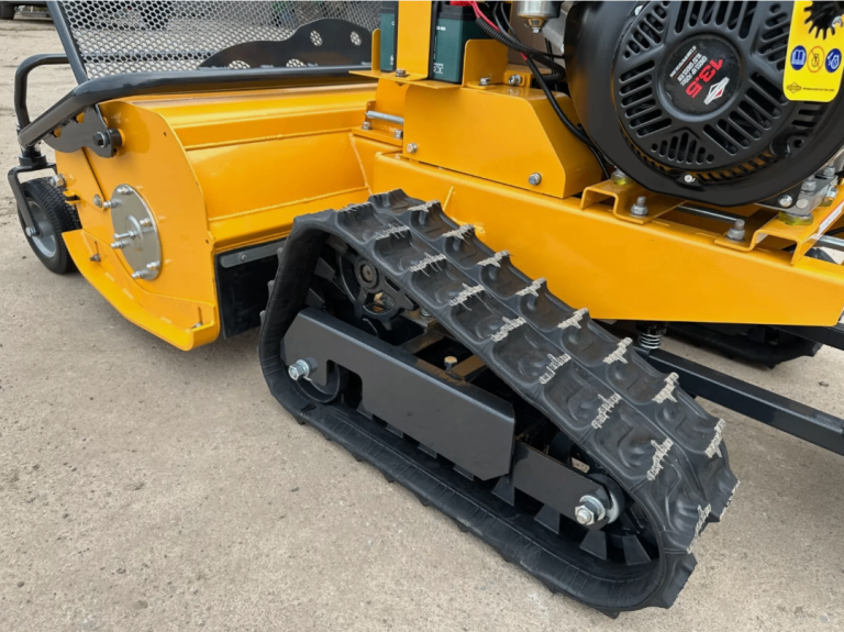 RAPTOR X Petrol Pedestrian Track Flail mower, stand on, tractor, Key ...