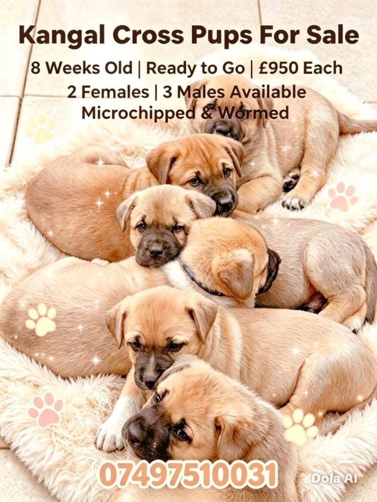  READY TO LEAVE. OUTSTANDING,  TURKISH KANGAL/ALAPAHA BLUE BLOOD BULLDOG