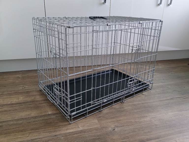 Dog Crate, Pet Crate, Folding, Double Door, Size Small, Easy Assemble 