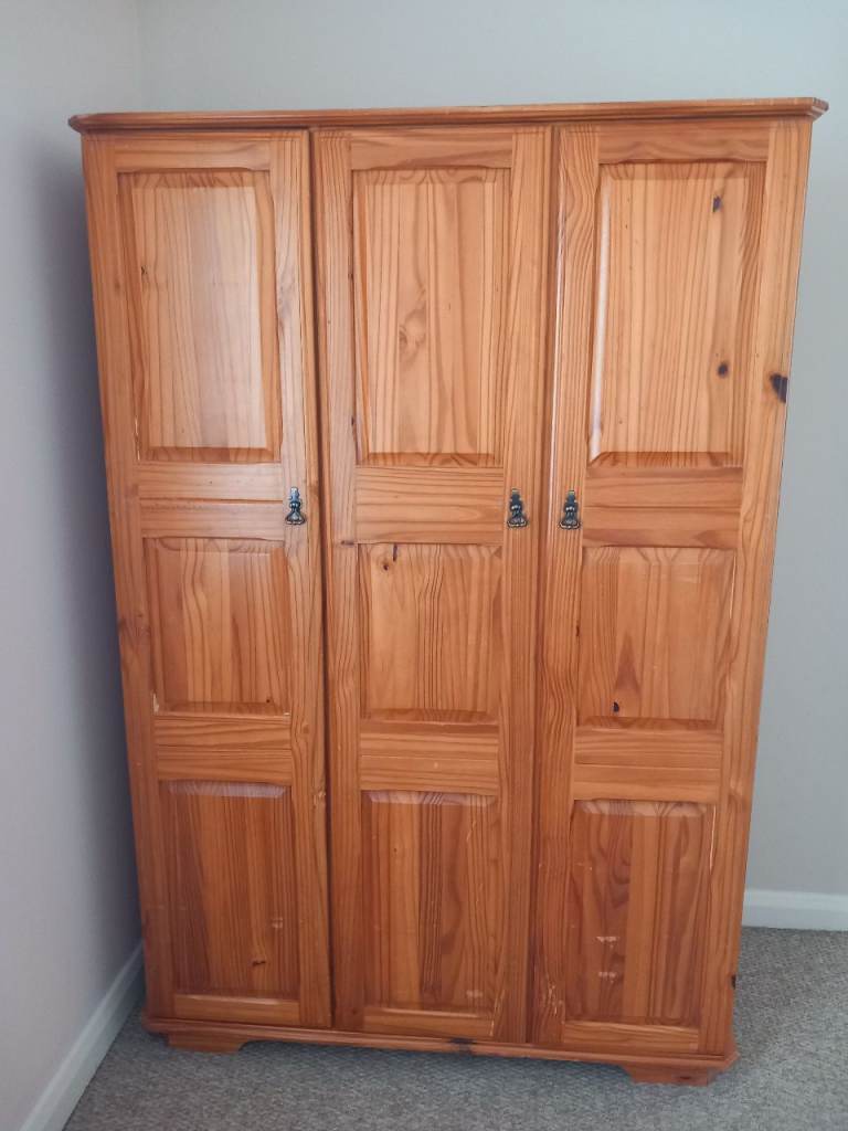 Pine Wardrobe & Chest of Drawers for Sale