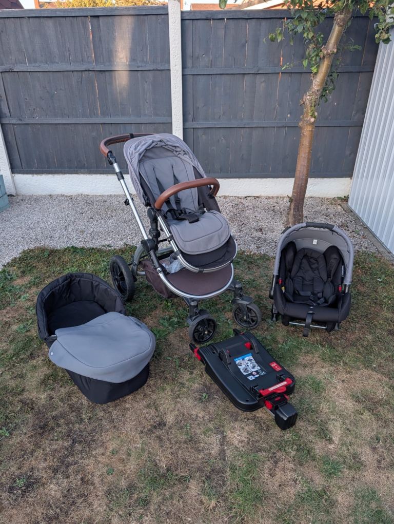 icklebubba Stomp Travel System – Grey, Good Condition