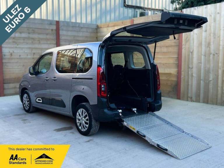 2019 Citroen Berlingo 3 Seat Auto Wheelchair Accessible Disabled Access Vehicle WAV MPV Diesel Au...