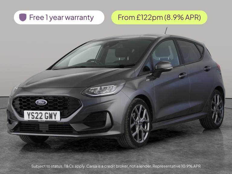 2022 Ford Fiesta 1.0T EcoBoost ST-Line Hatchback 5dr Petrol Manual Euro 6 (s/s) (100 ps) - A Hatc...