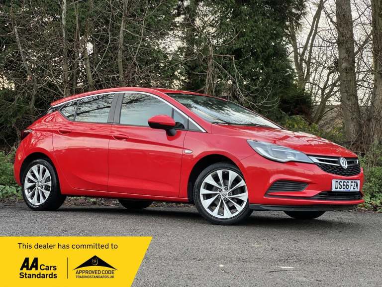 2016 Vauxhall Astra 1.4i 16V Design 5dr HATCHBACK PETROL Manual