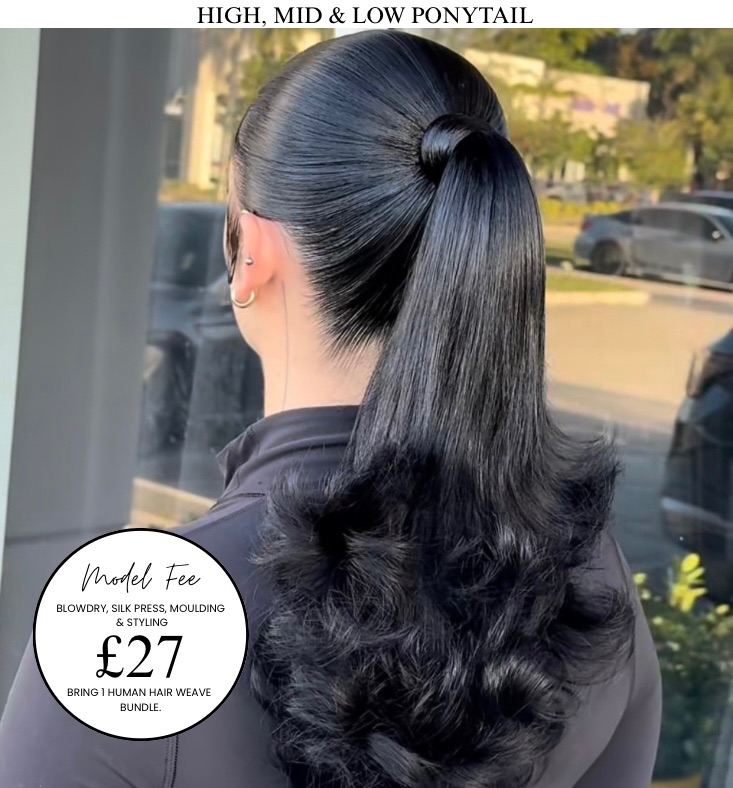 Ponytail Model Opportunity - Battersea Salon