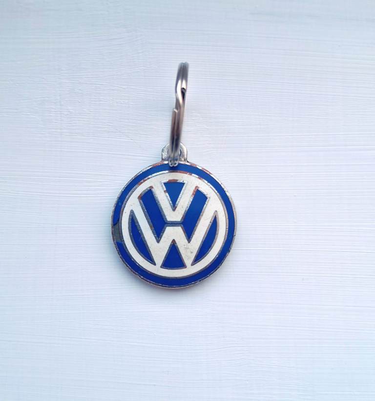 Volkswagen Original Chrome and Enamel Plated Key Ring