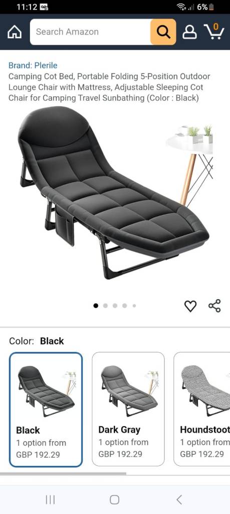 Fishing bed chair brand new never used £50 ono