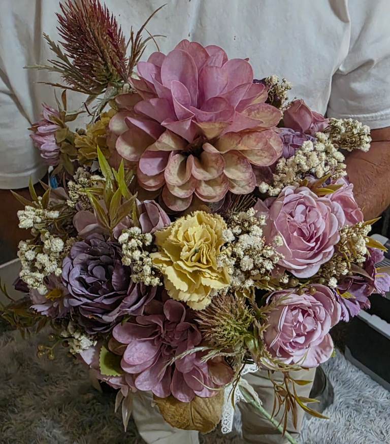 Beautiful Artificial Flower Bouquet – As Good As New