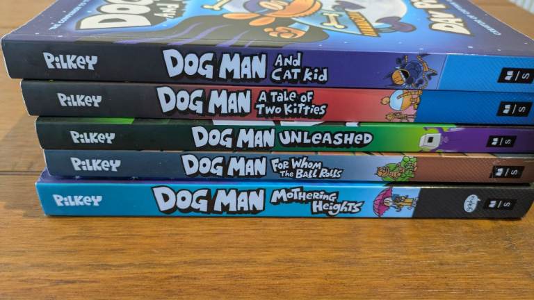5 dog man books bundle 