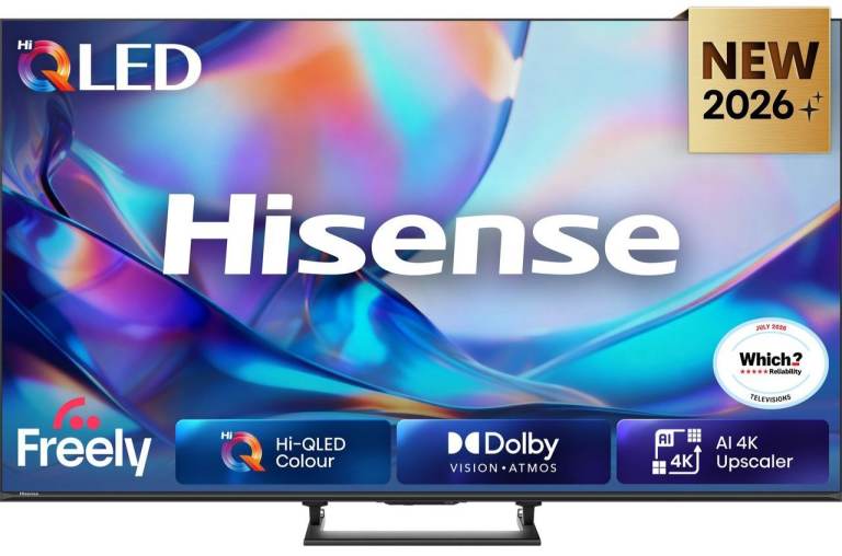 BRAND NEW HISENSE 65 INCH A7 QLED TV WITH WIFI, FREEVIEW & FREESAT HD, FREELY