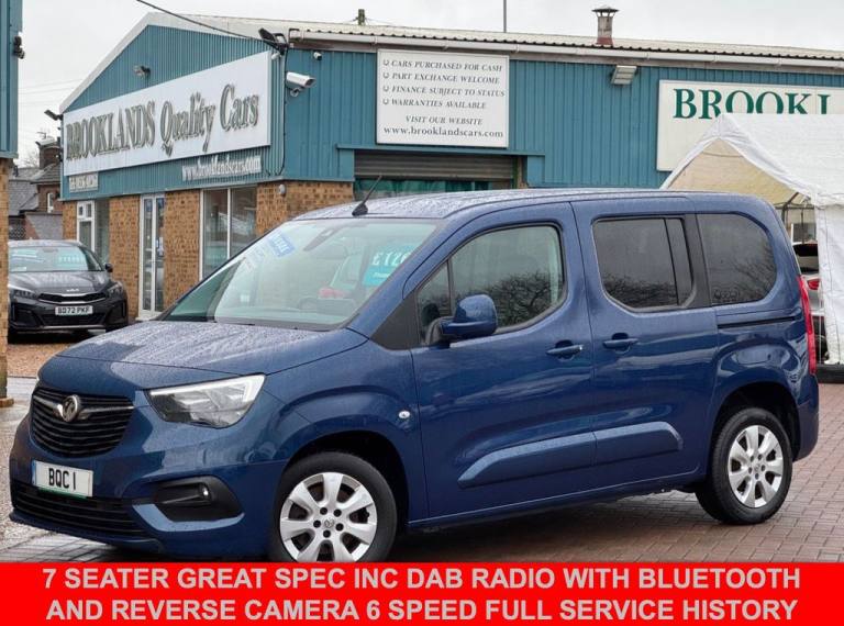 2021 Vauxhall Combo Life 1.5 Turbo D SE MPV Night Blue Diesel Manual Euro 6 (s/s) (7 Seat) (100 p...