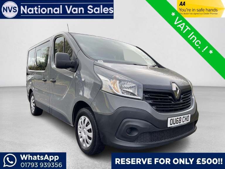 2018 Renault Trafic Motorbilty Bus With Ramp. MPV Diesel Manual