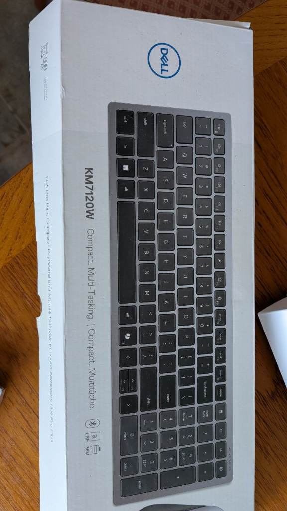 Dell KM7120W Compact Multi-Tasking Wireless Keyboard - New