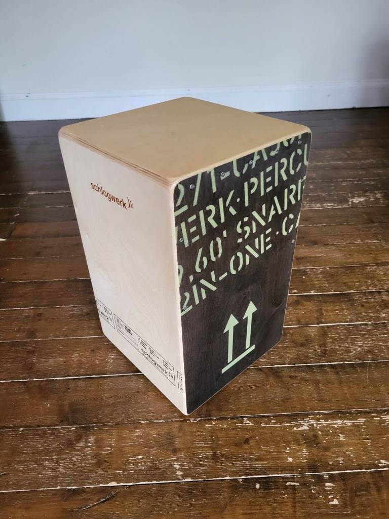 Schlagwerk Cajon Drum (Black Edition) Condition, Natural Wood Finish