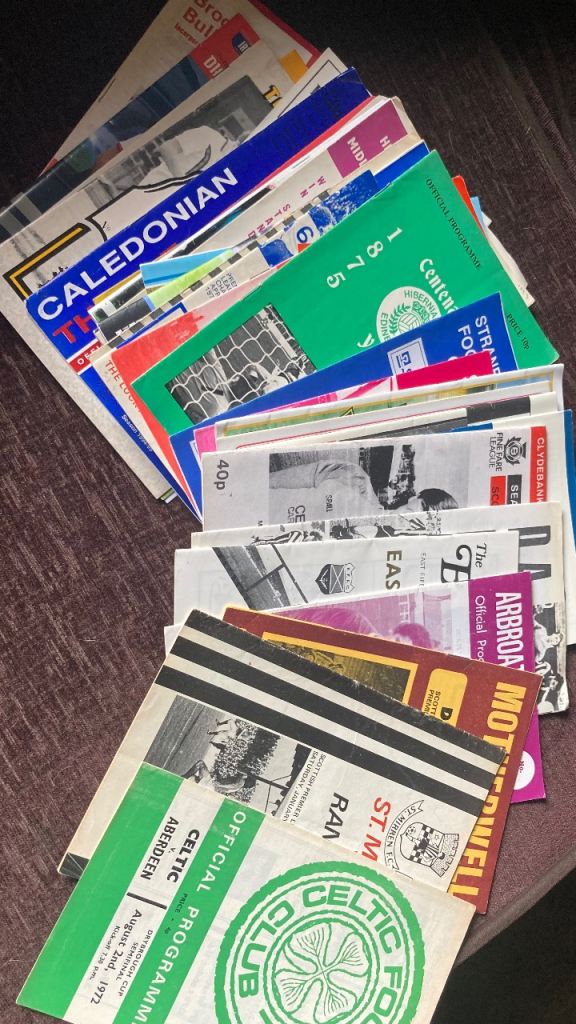 45 Scottish Football Programmes