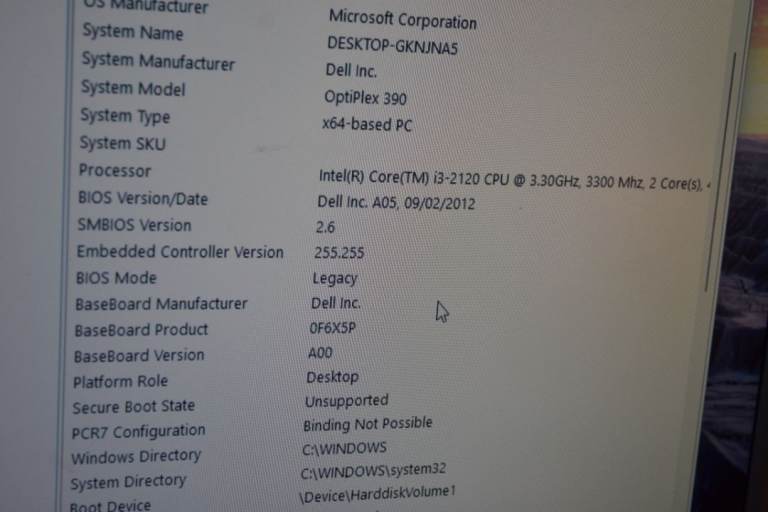 image for dell optiplex 390 windows 11