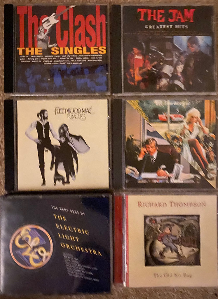Fleetwood Mac, Jam, Clash, ELO, 10CC, Richard Thompson CD's