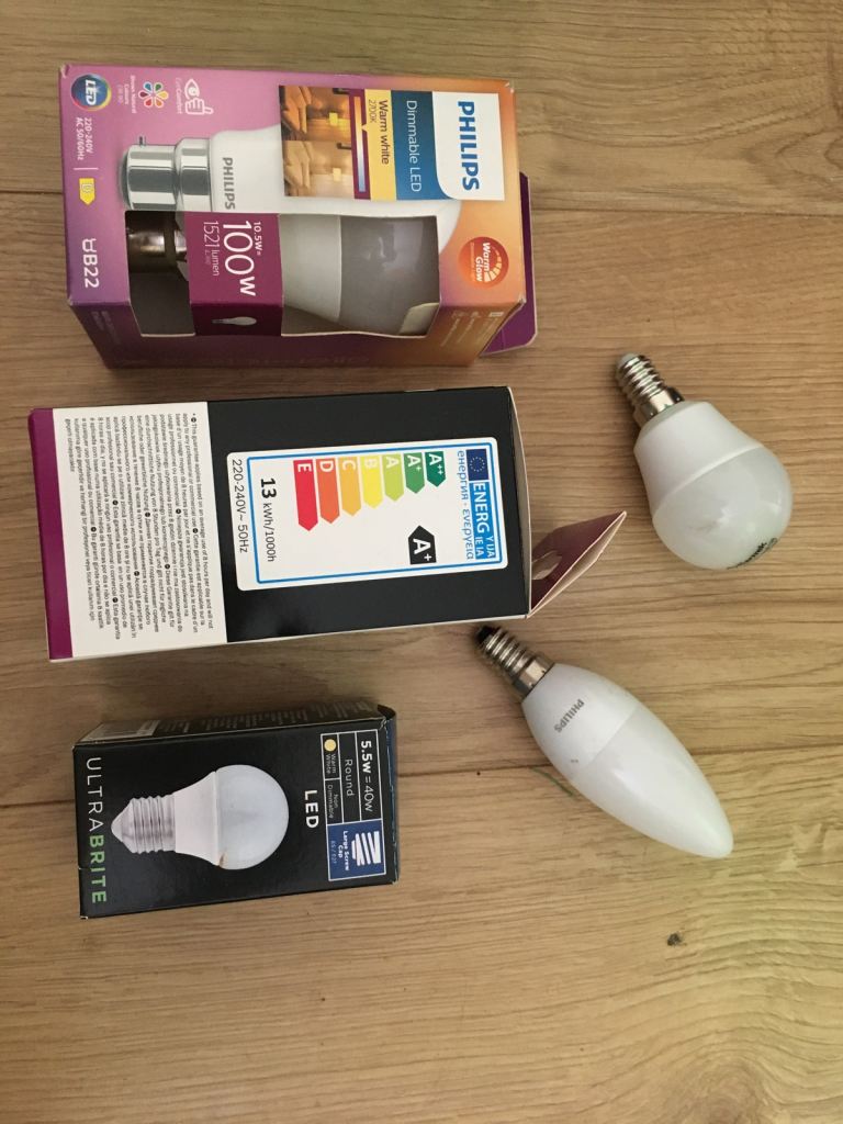 LED quality bulbs joblot