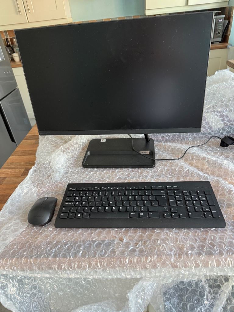 Lenovo IdeaCentre AIO 3 24ADA6 All-in-One desktop PC in sleek black