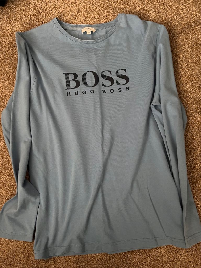 Boys Hugo Boss Long Sleeved T-Shirt