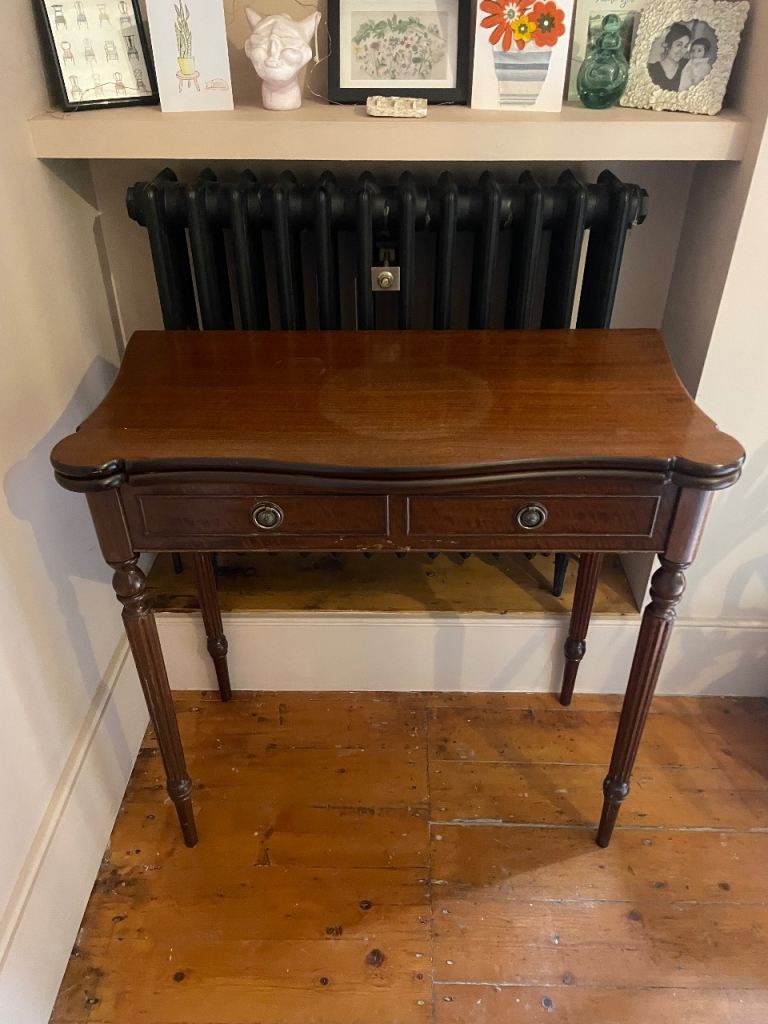 Vintage card table/ condole