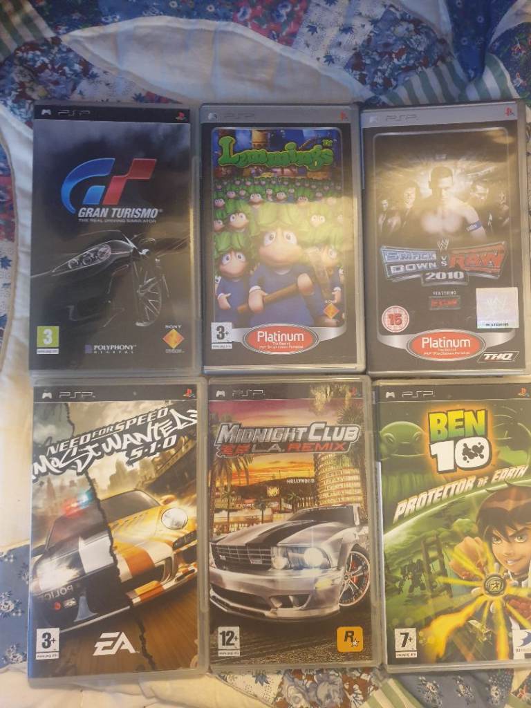 PSP GAMES JOBLOT 