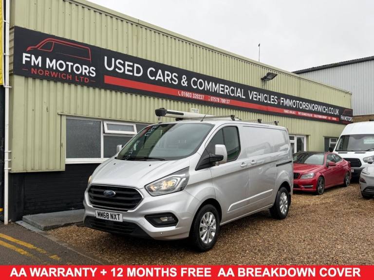 2018 68 FORD TRANSIT CUSTOM 2.0 300 ECOBLUE LIMITED PANEL VAN 5DR DIESEL MANUAL 