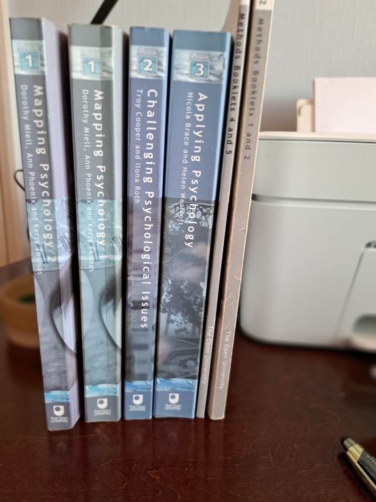 Psychology Textbooks - Set of 5 Books in Good Condition