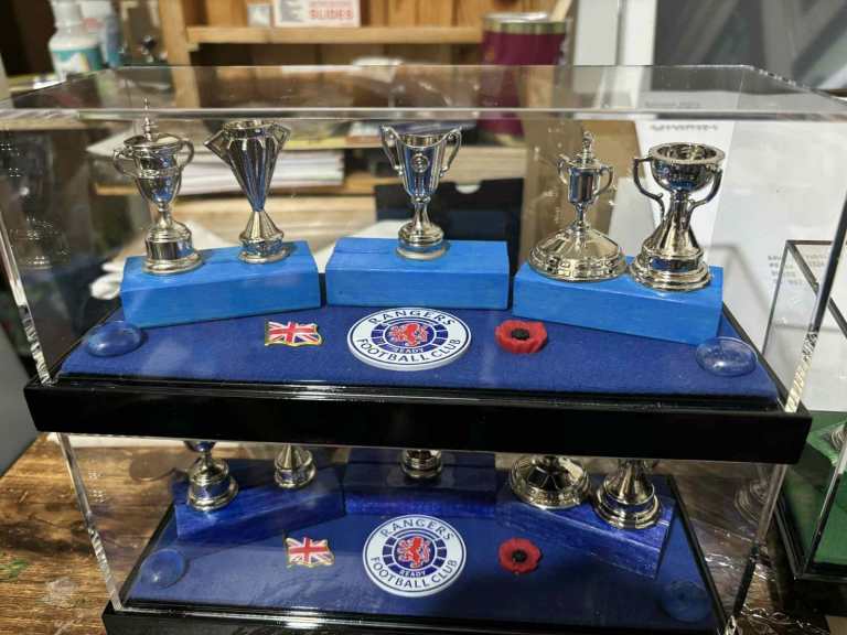 Rangers display Case