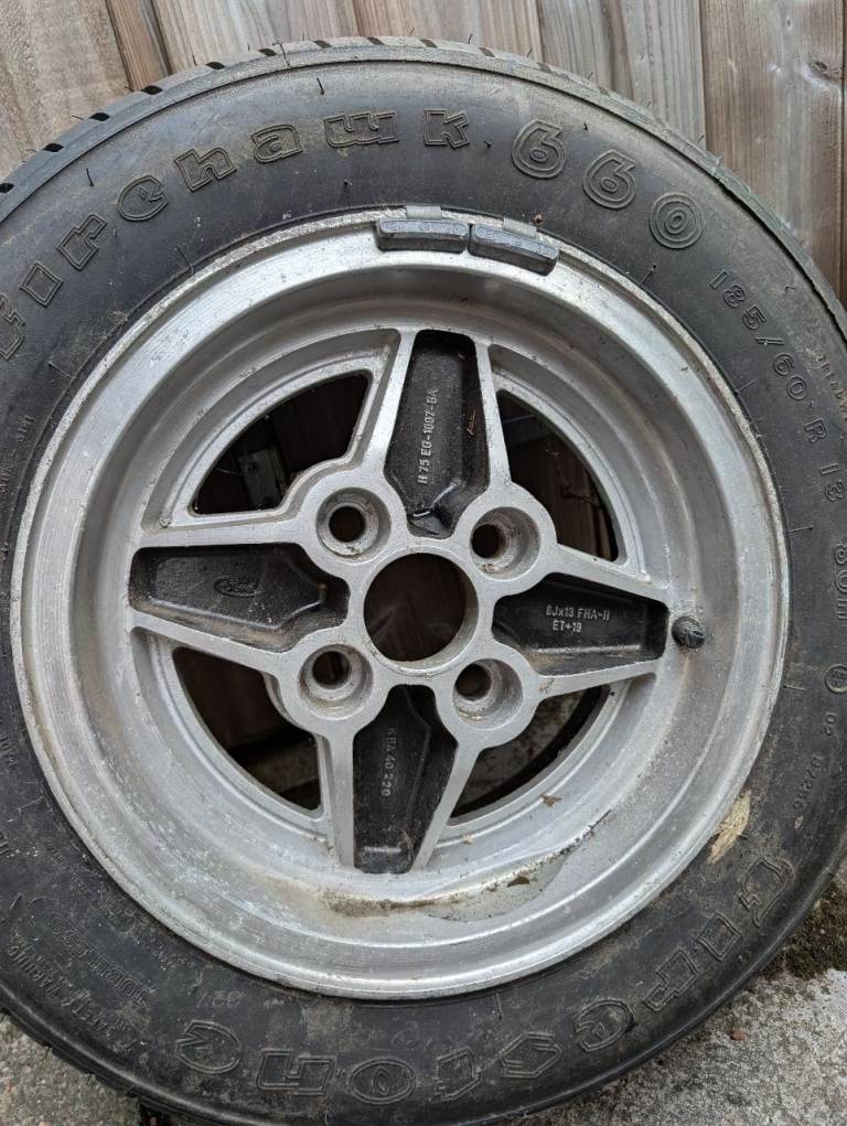 2 x Genuine Ford Escort Mk2 RS Group 1 ATS Alloy Wheels 