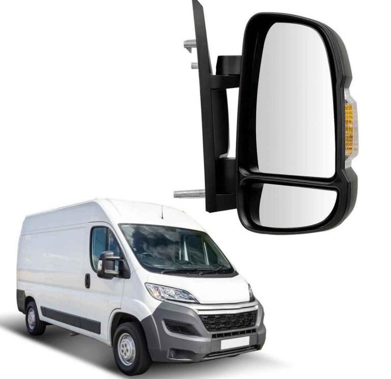 Convitex Full Door Wing Mirror Right Side Heated Electric with Turn Signal Light