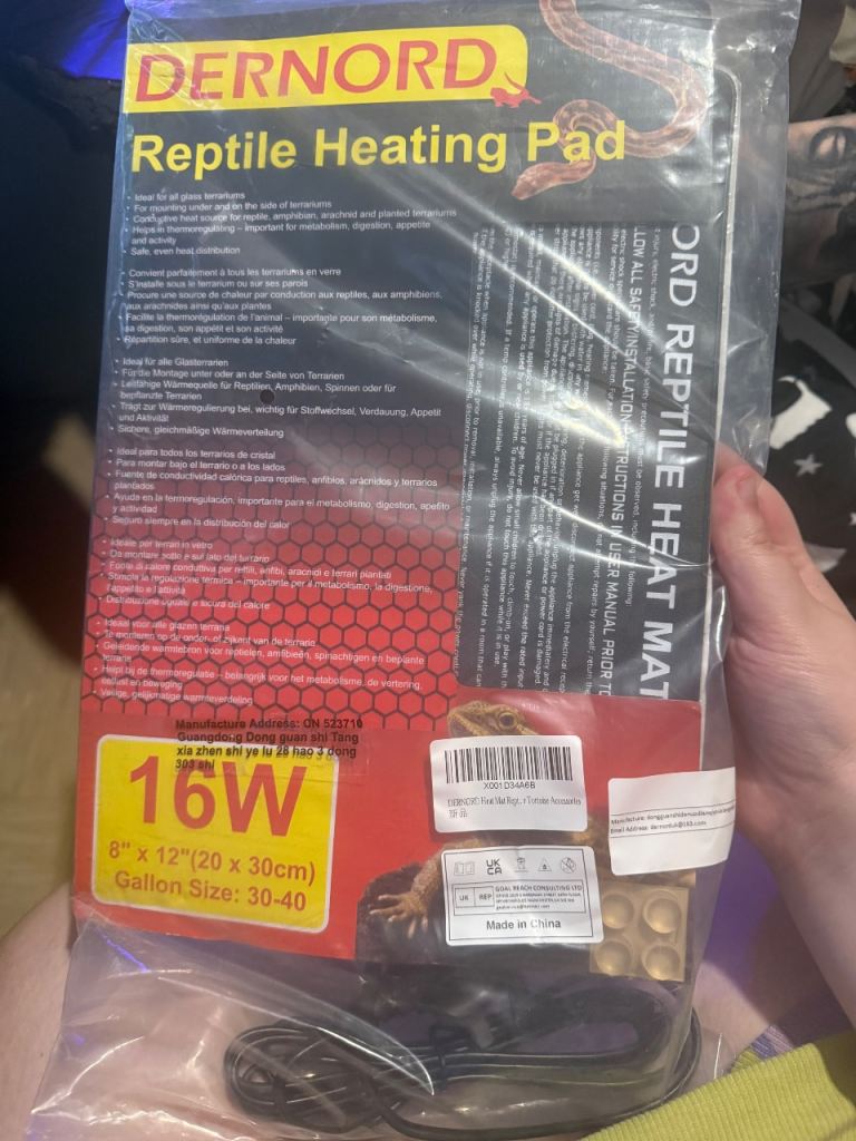 Reptile 16w heat mat 