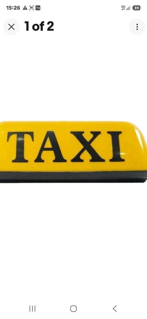 Taxi sign wanted