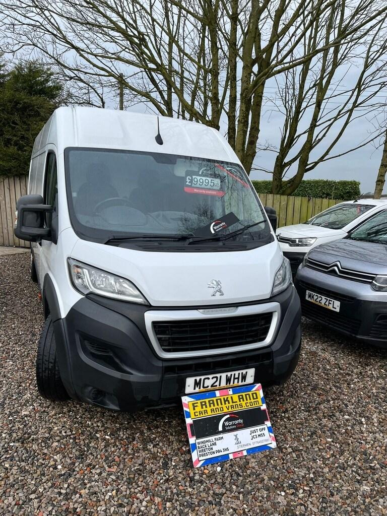 2021 Peugeot Boxer 2.2 BlueHDi H2 Professional Van 140ps PANEL VAN Diesel Manual