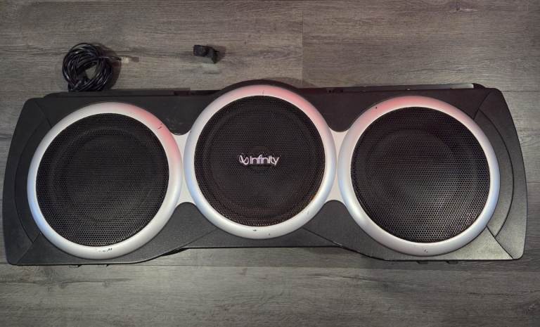Infinity BassLink T Active Powered Car Subwoofer With Remote – Working