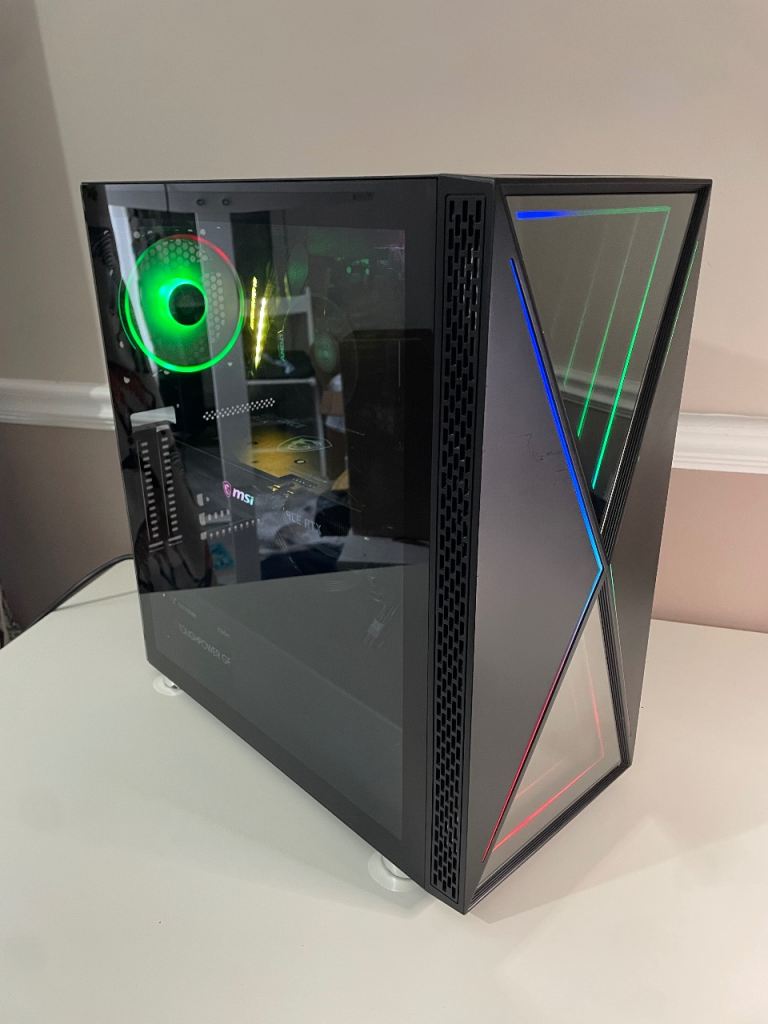 image for Gaming PC | Ryzen 5 5600X | RTX 3060 Ti | 16 GB RAM | SSD + 1 TB HDD | Windows 11